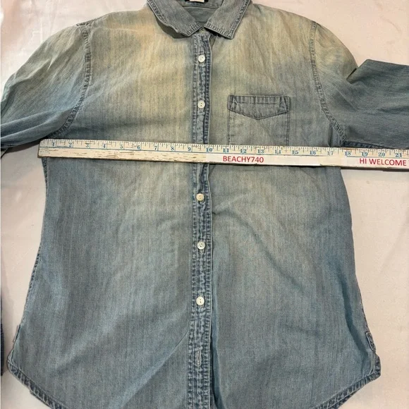 J Crew denim shirt - Picture 3 of 6